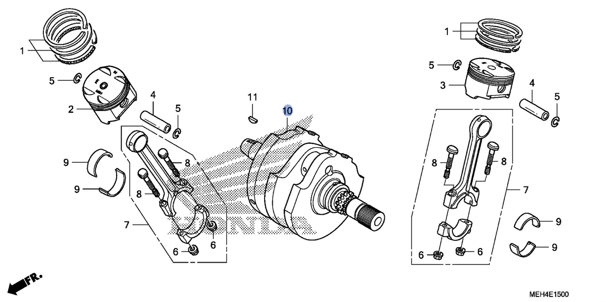 Honda OEM part 13310-MEH-000