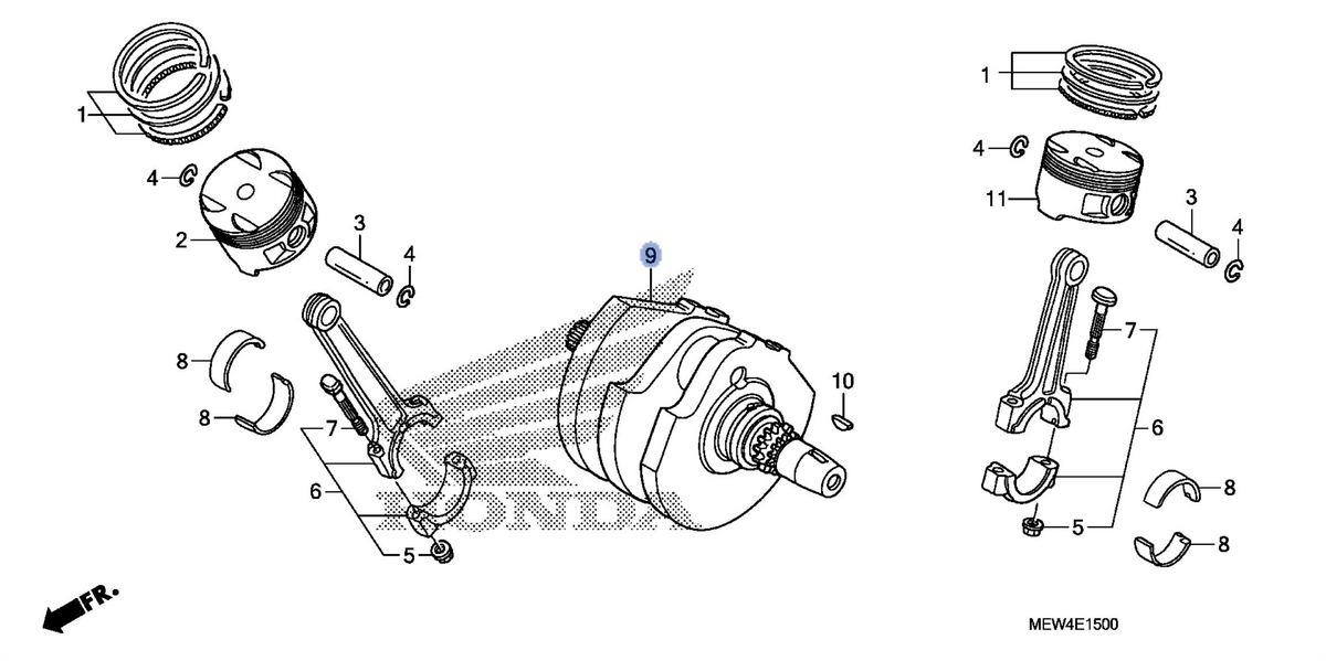 Honda OEM part 13310-MEW-920