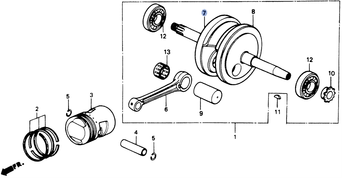 Honda OEM part 13311-GB4-680