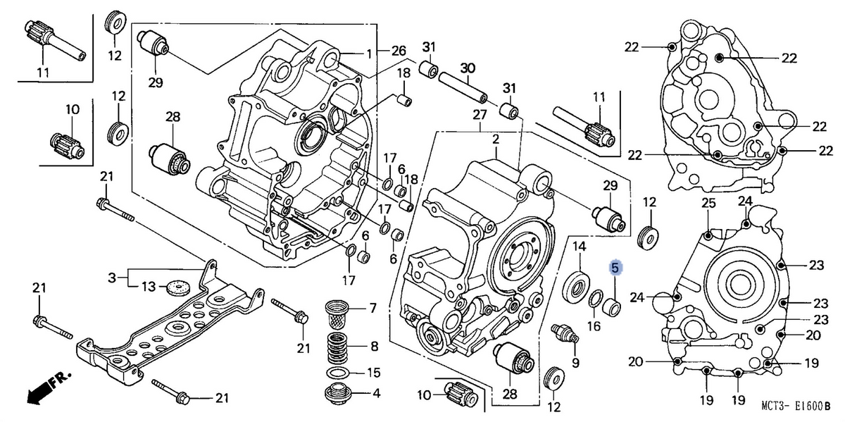Honda OEM part 13312-MCT-000