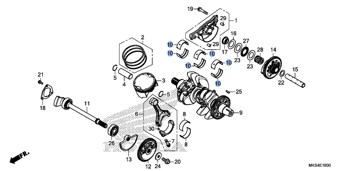Honda OEM part 13312-MKS-E01