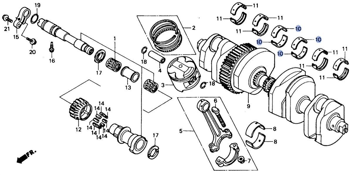 Honda OEM part 13312-MM5-003