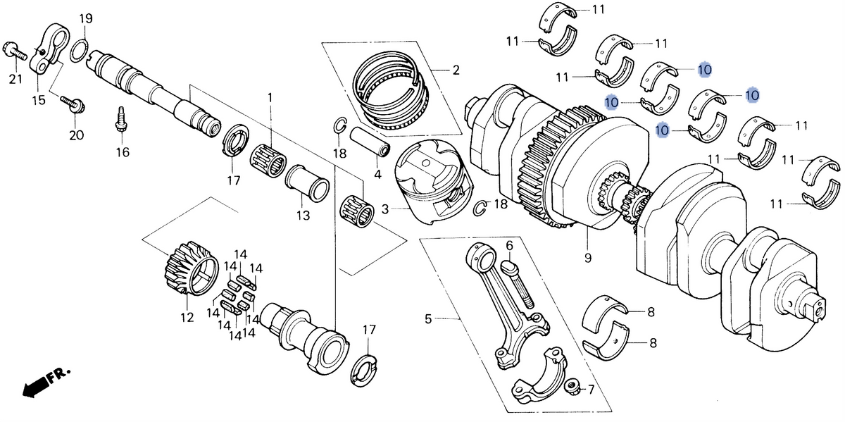Honda OEM part 13313-MM5-000
