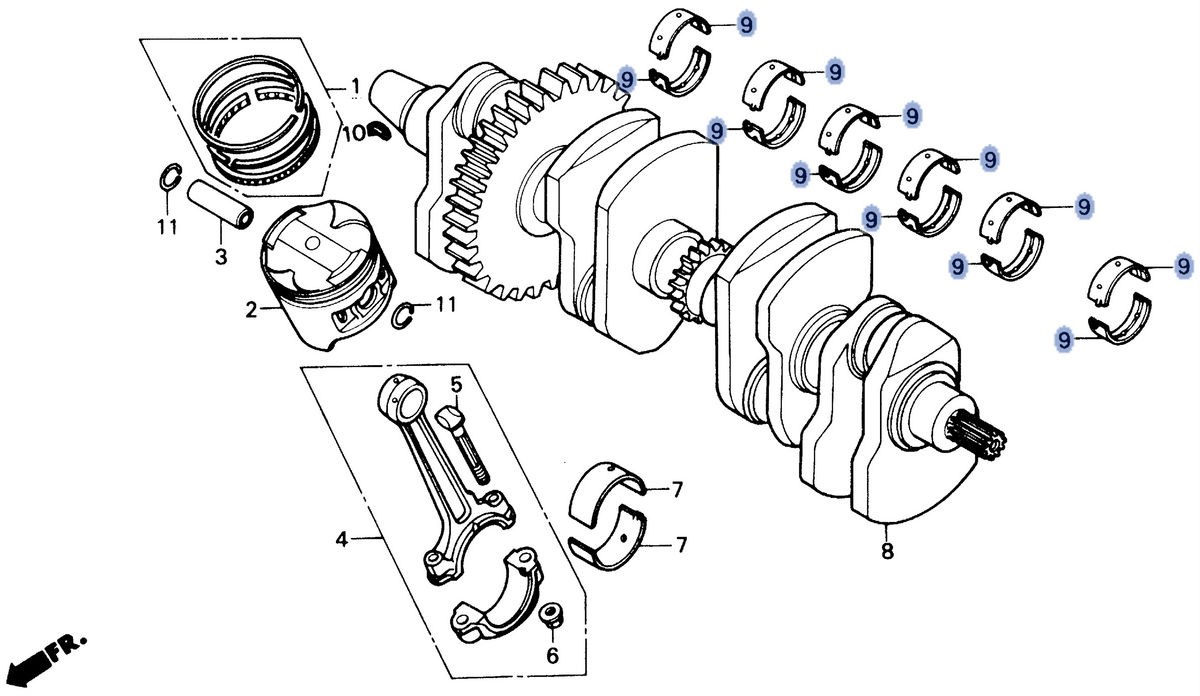 Honda OEM part 13313-MV9-630