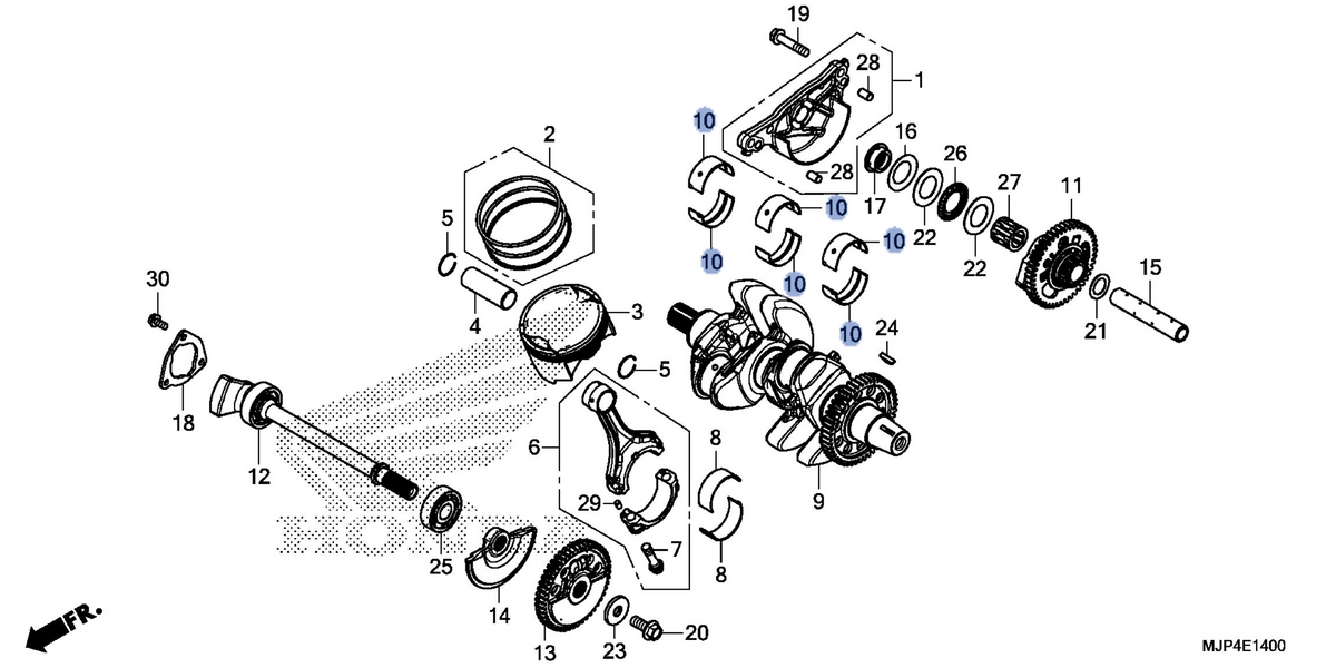 Honda OEM part 13314-MJP-G51