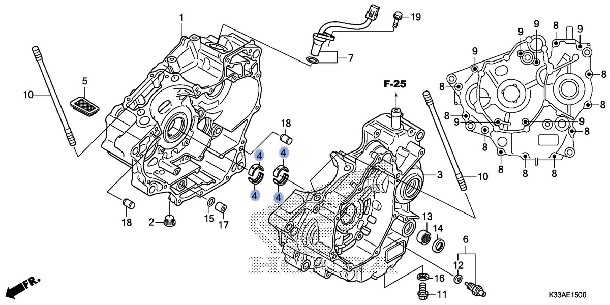 Honda OEM part 13315-K33-305