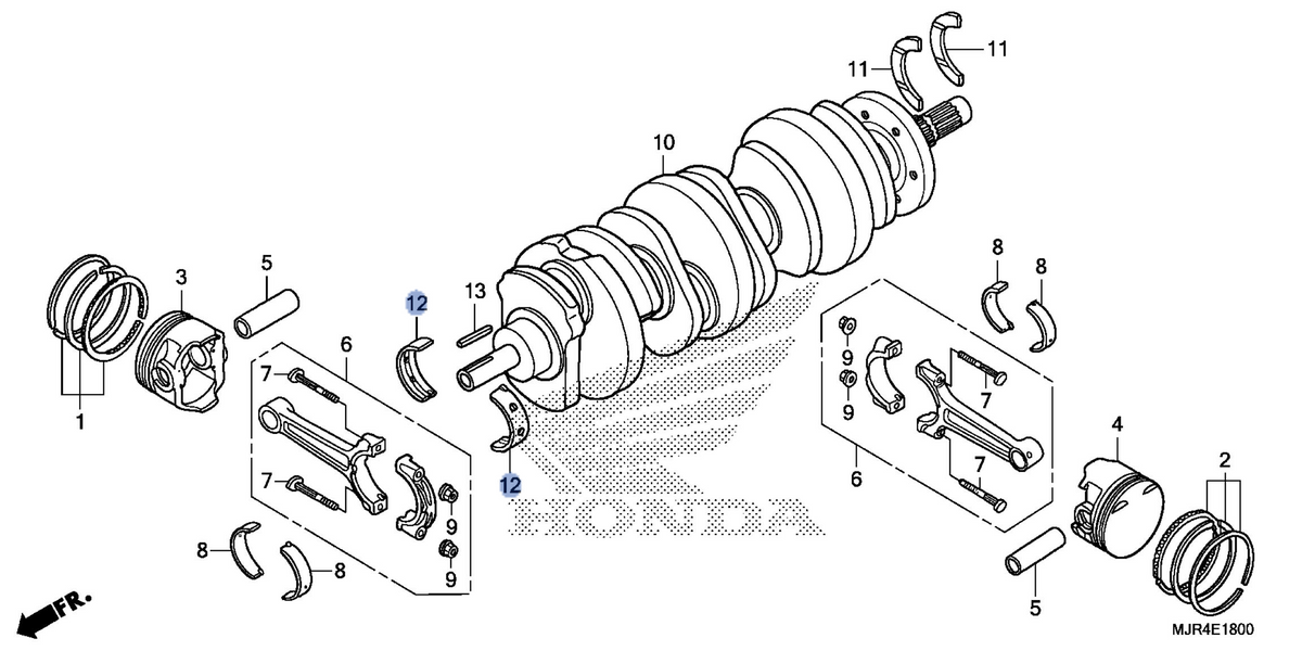 Honda OEM part 13315-MCA-003