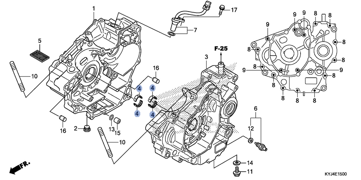 Honda OEM part 13316-KYJ-305