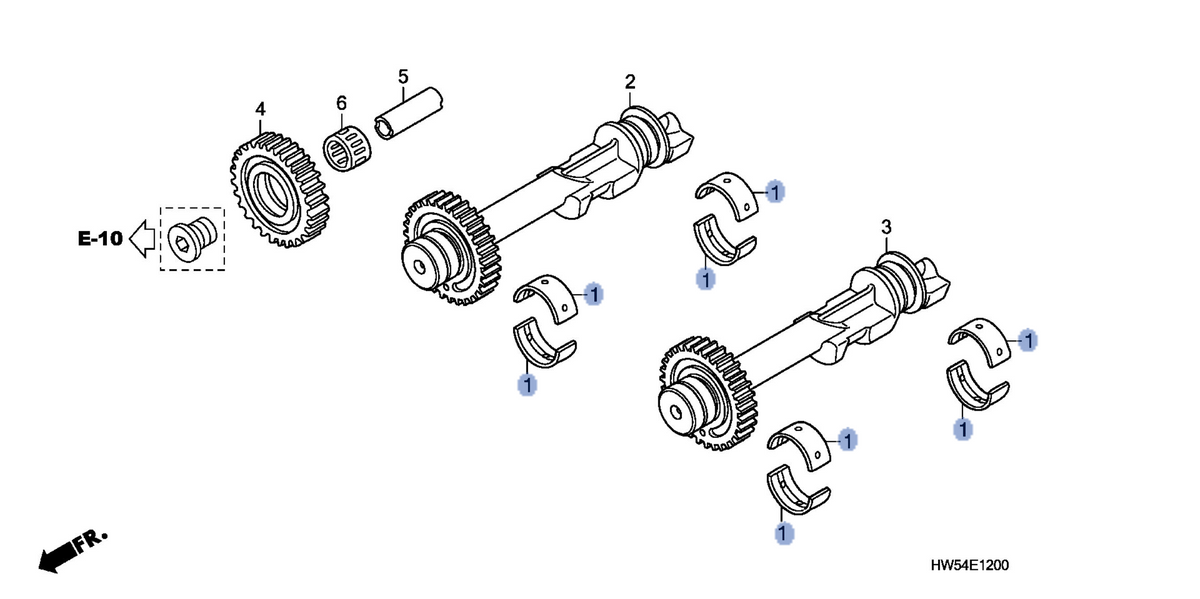 Honda OEM part 13316-MBW-003