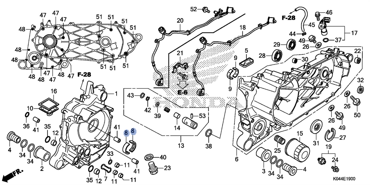 Honda OEM part 13317-KTW-901