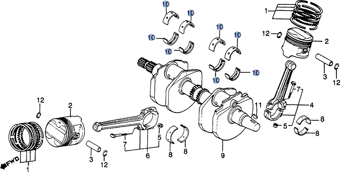 Honda OEM part 13317-MB0-013