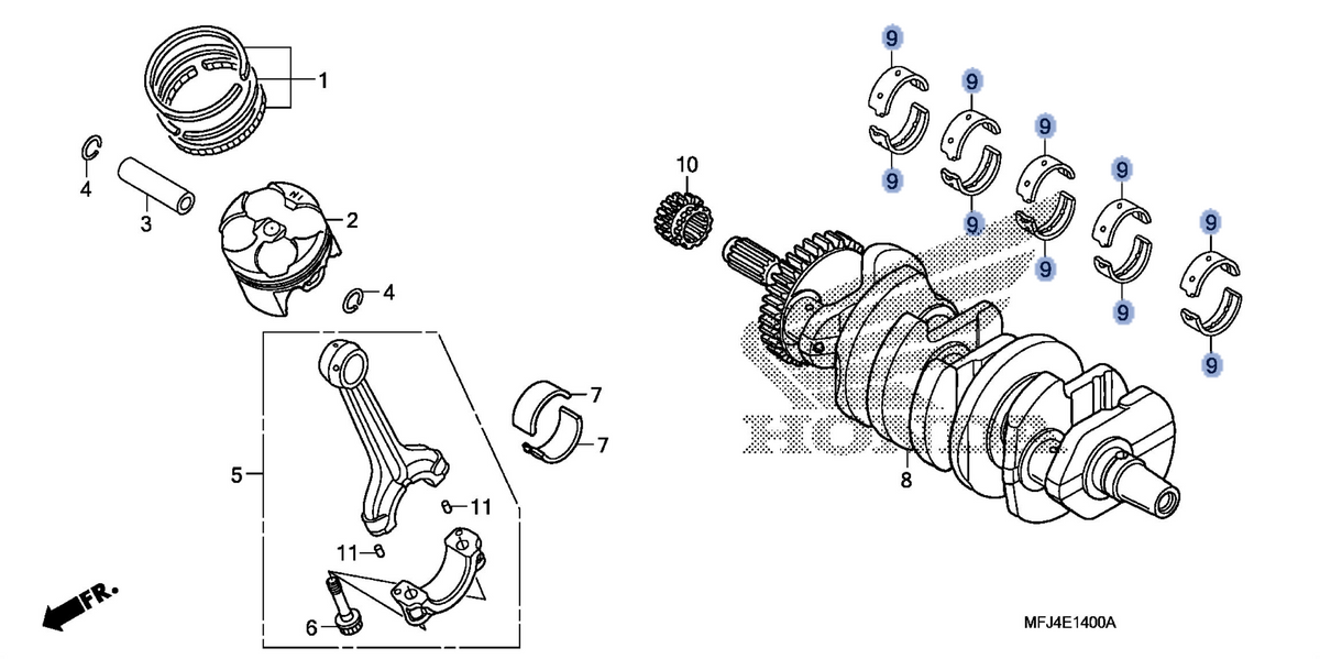 Honda OEM part 13317-MFJ-D01
