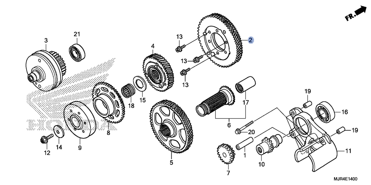 Honda OEM part 13320-MCA-A60