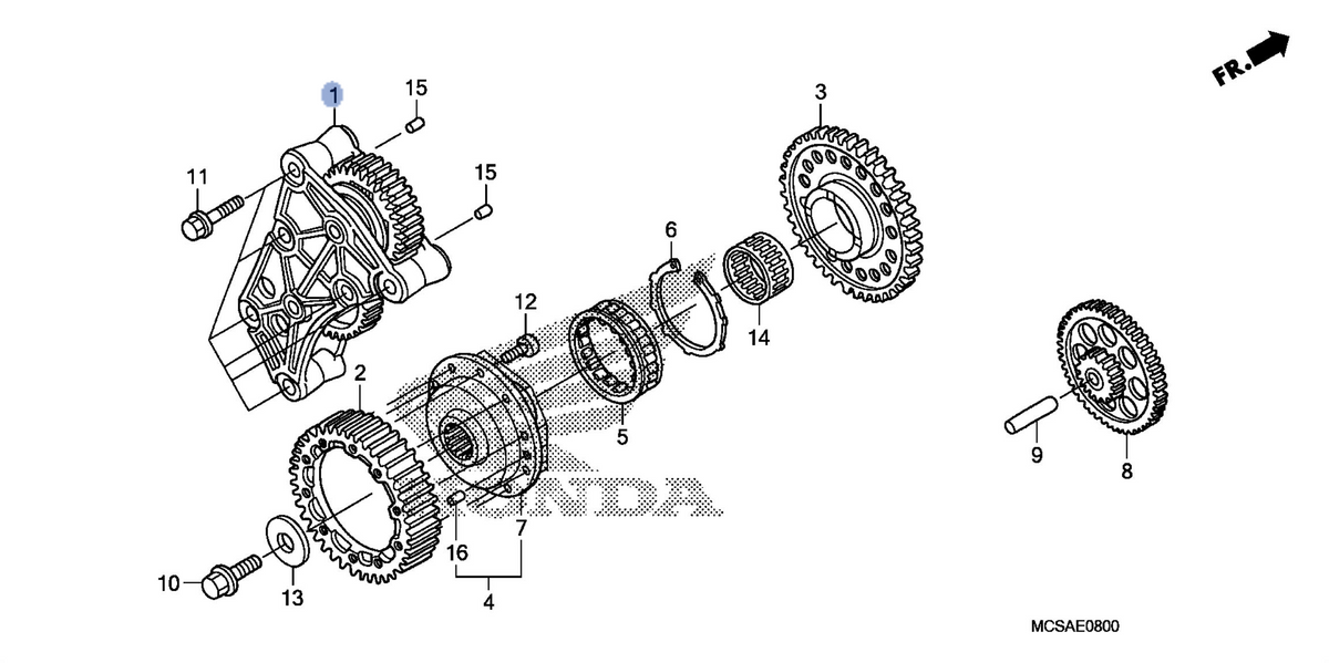 Honda OEM part 13320-MCS-010