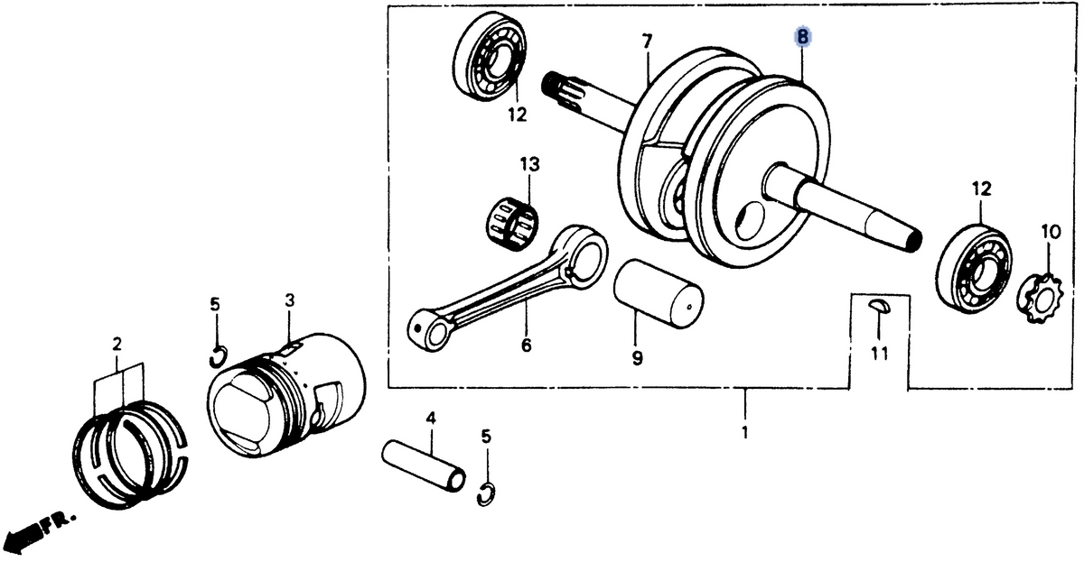 Honda OEM part 13321-GB4-680