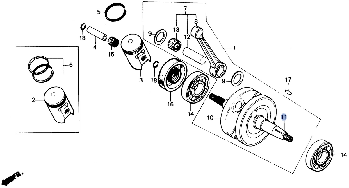 Honda OEM part 13321-GC4-600