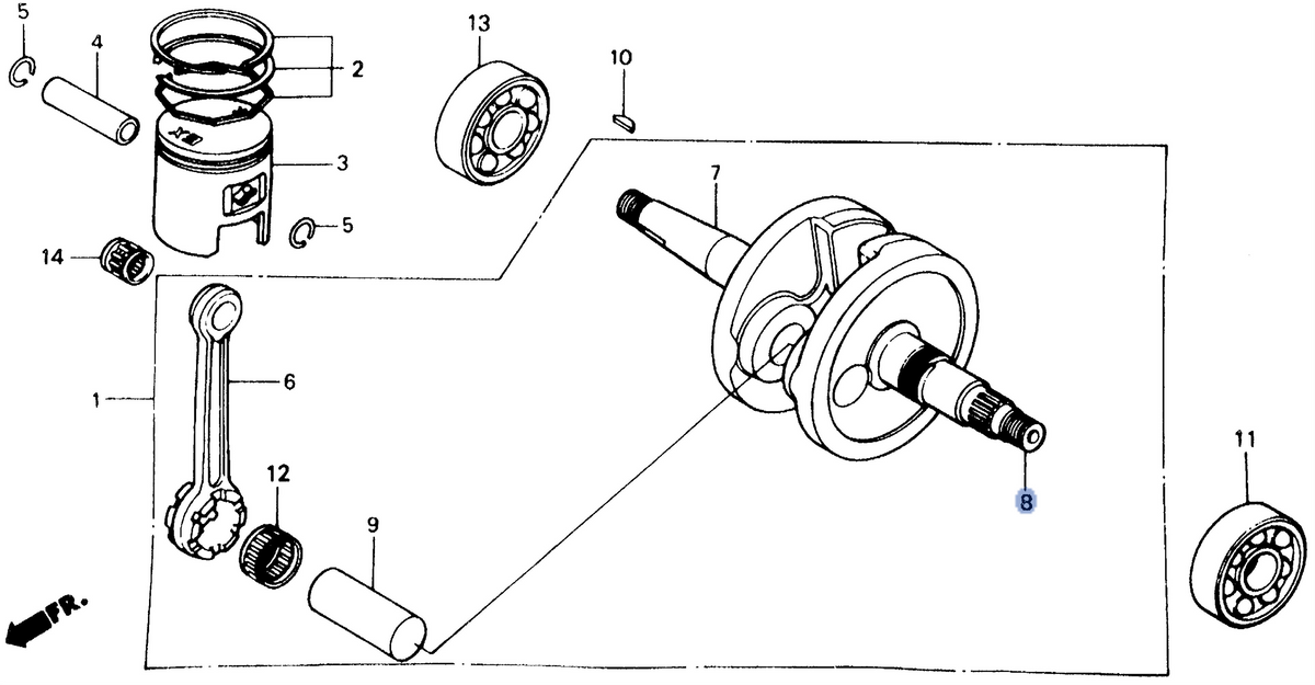 Honda OEM part 13321-GS6-300