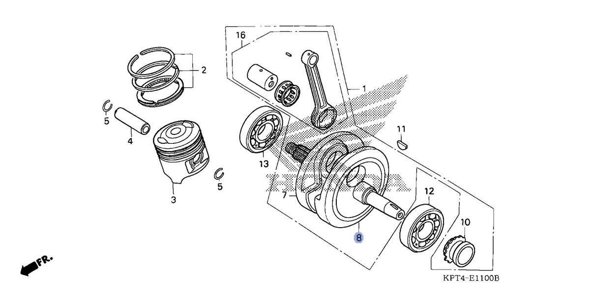 Honda OEM part 13321-KPT-900