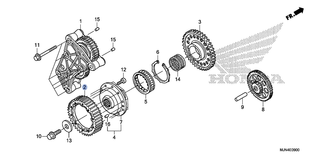 Honda OEM part 13321-MJN-A00