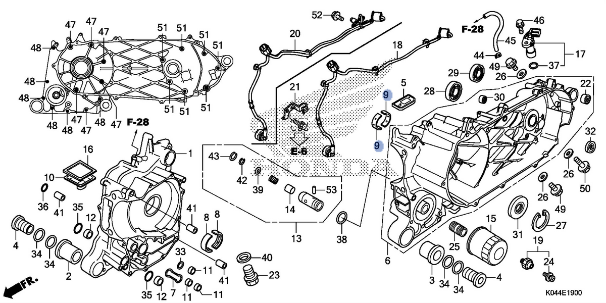 Honda OEM part 13327-KTW-901