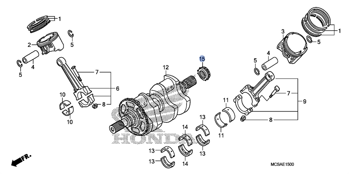 Honda OEM part 13371-MCS-000