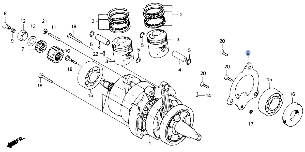 Honda OEM part 13385-KB4-670