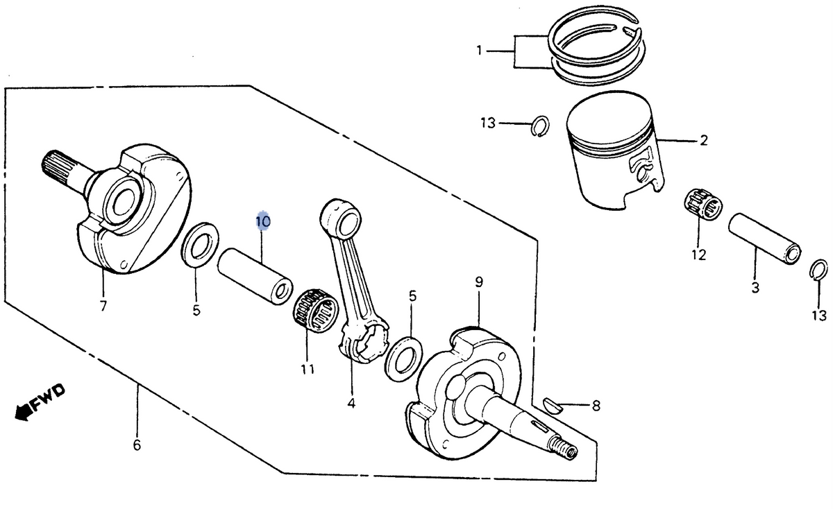 Honda OEM part 13391-KA3-700