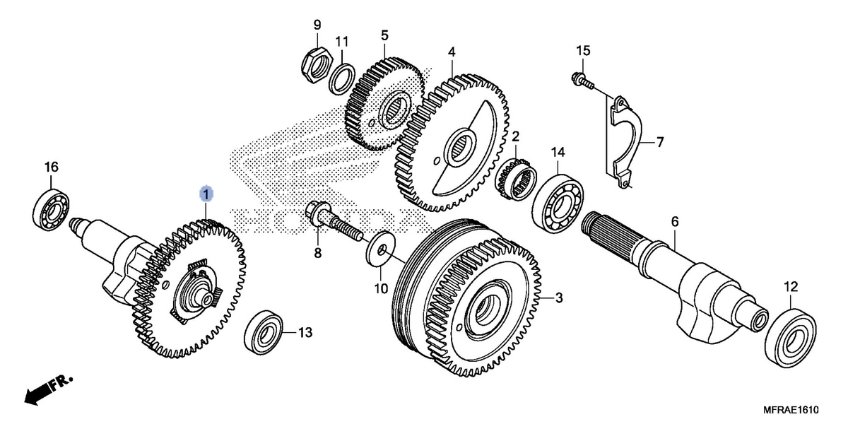 Honda OEM part 13400-MFR-670