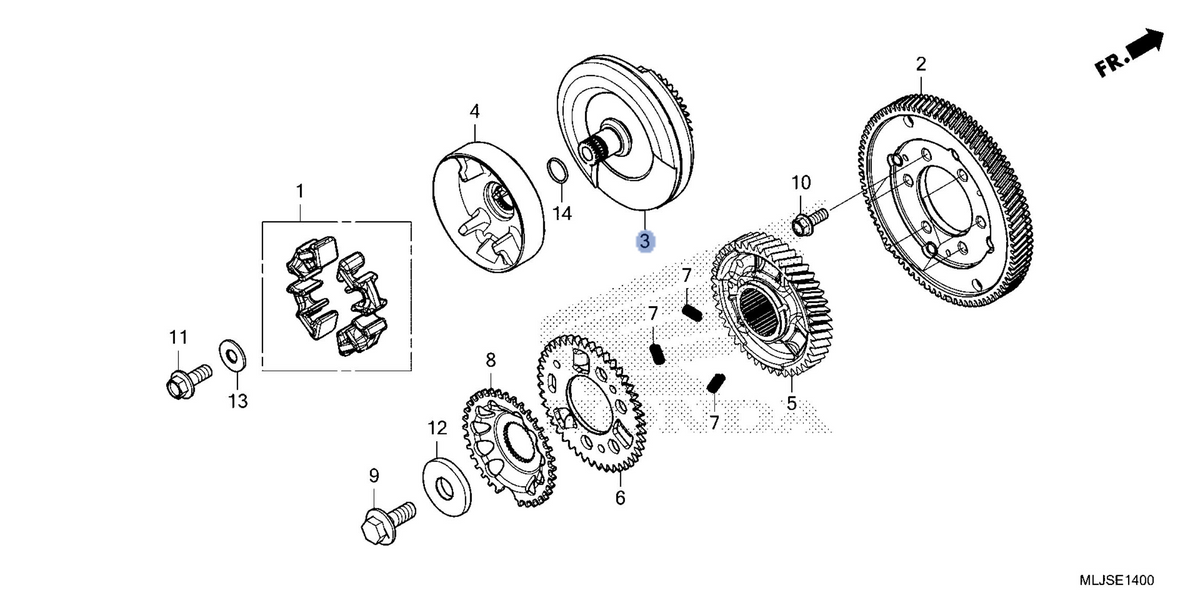 Honda OEM part 13400-MKC-A01