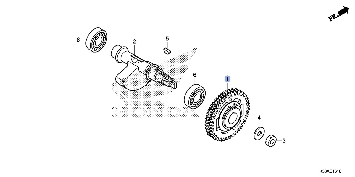 Honda OEM part 13410-K33-D00