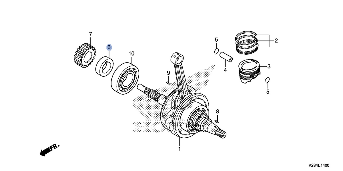 Honda OEM part 13412-KWS-900