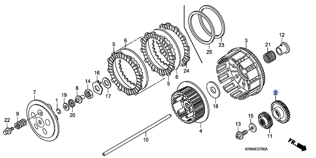 Honda OEM part 13415-KRN-A10