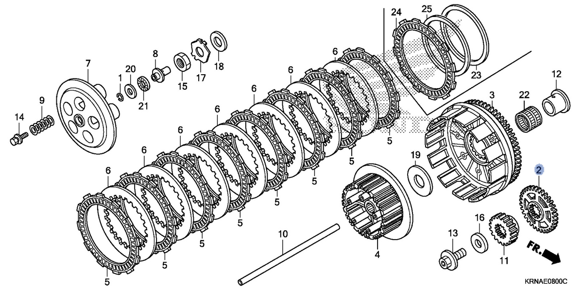 Honda OEM part 13415-KRN-A40