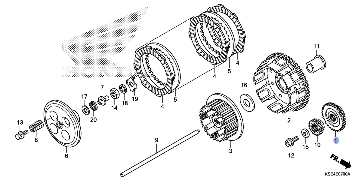Honda OEM part 13415-KSE-670