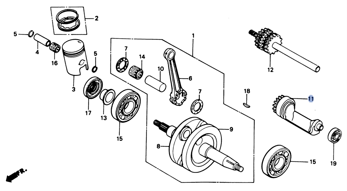 Honda OEM part 13420-GE2-000