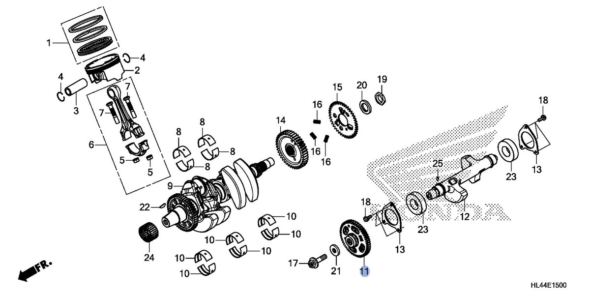 Honda OEM part 13420-HL4-000