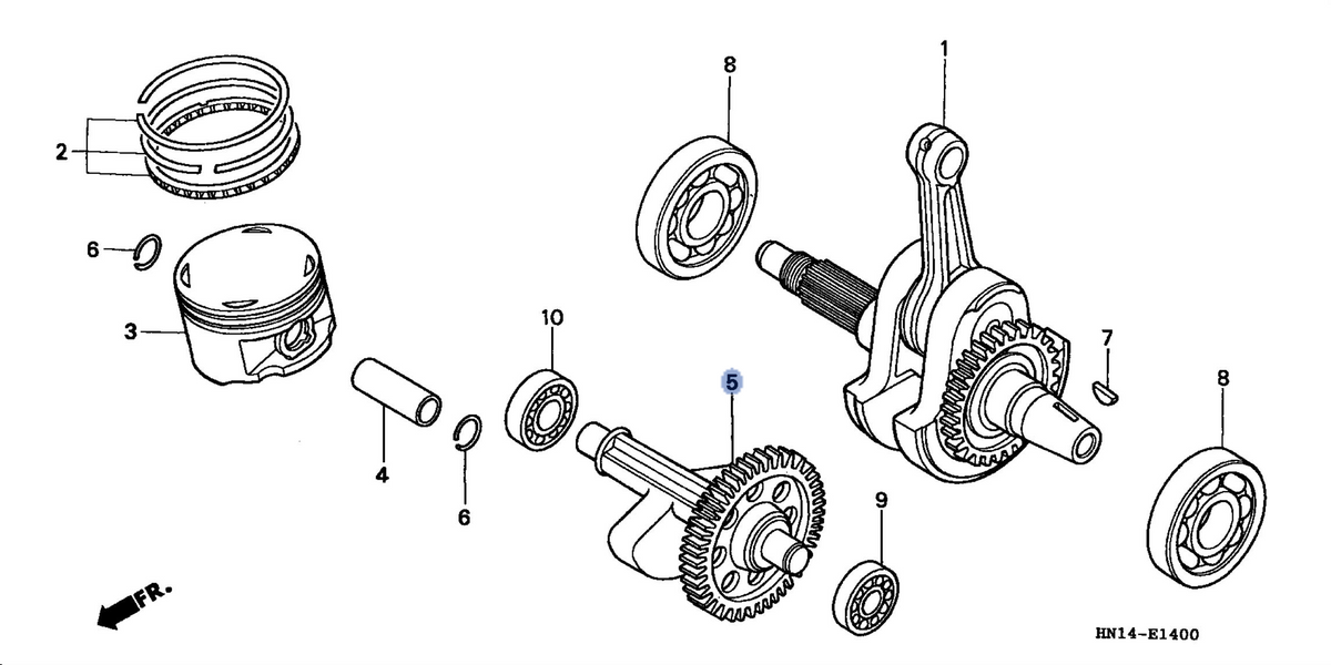 Honda OEM part 13420-HN1-000