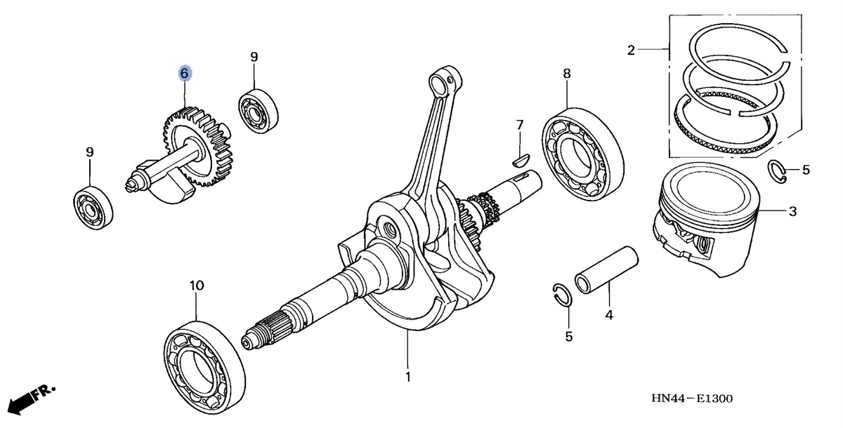 Honda OEM part 13420-HN5-670