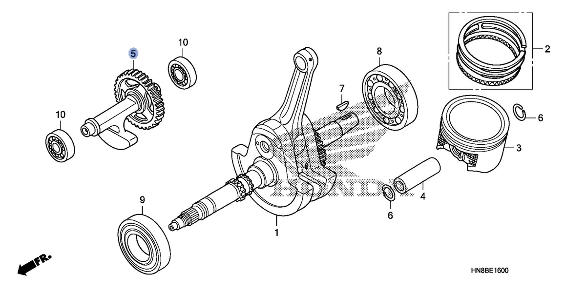 Honda OEM part 13420-HN8-000