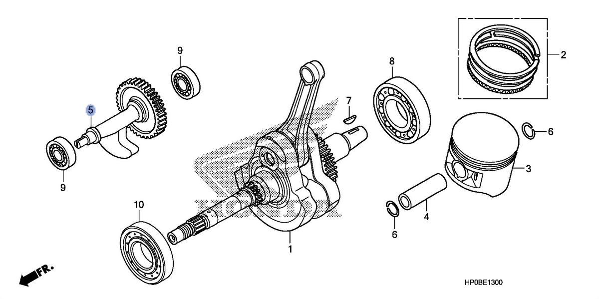Honda OEM part 13420-HP0-A00