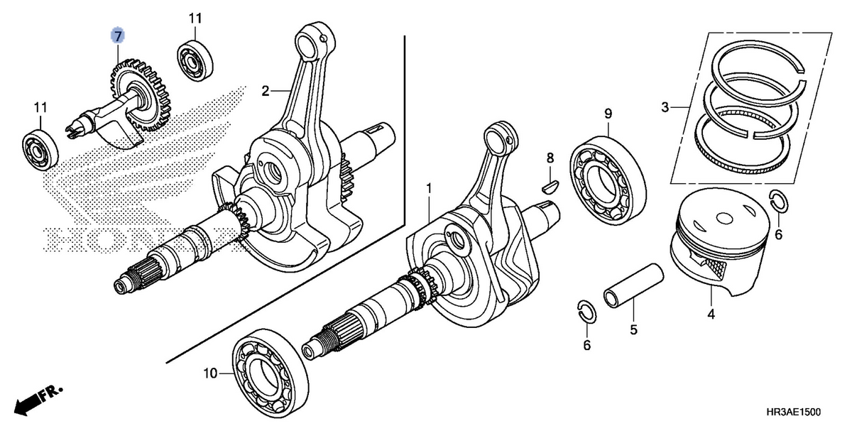 Honda OEM part 13420-HP5-600