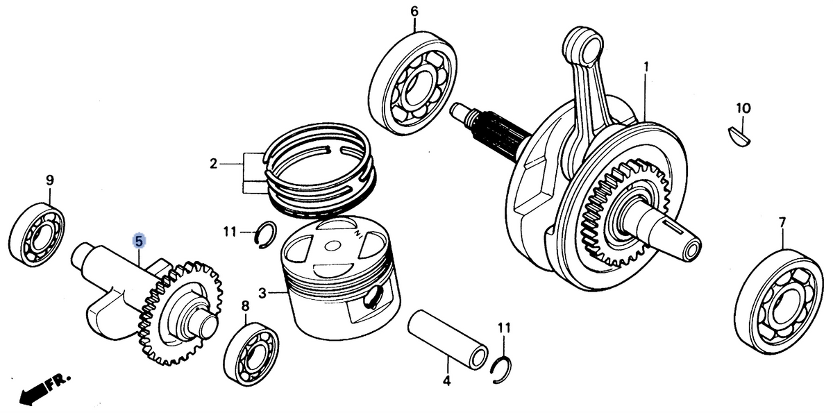 Honda OEM part 13420-KT1-630