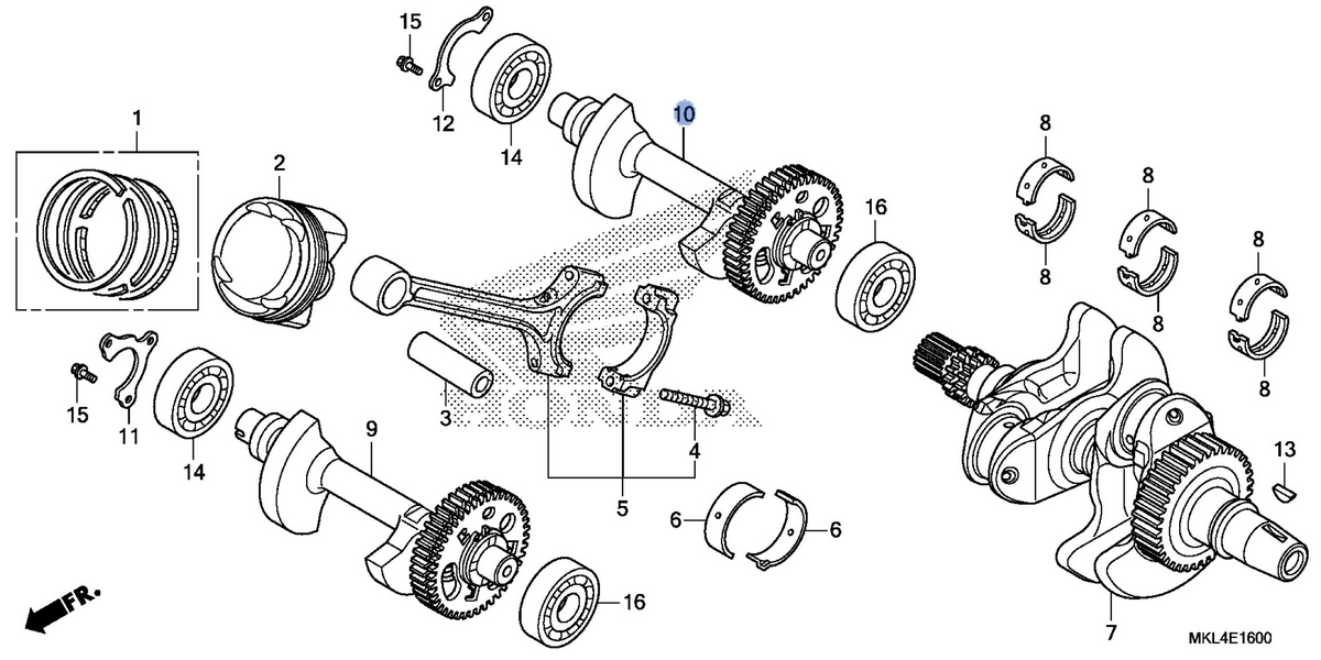 Honda OEM part 13420-MJL-D30