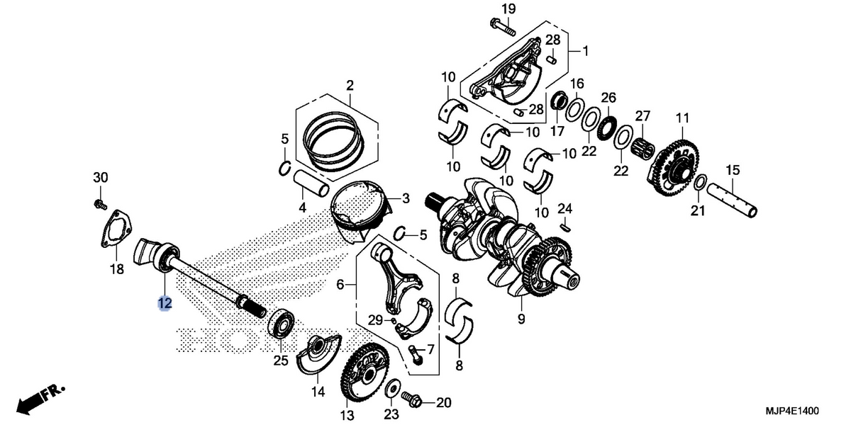 Honda OEM part 13420-MJP-DA0