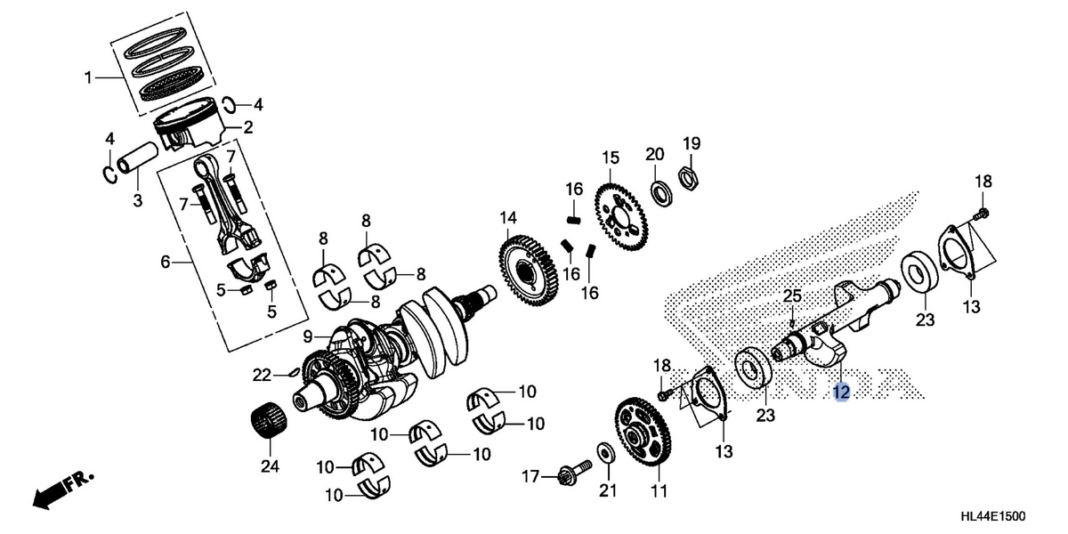 Honda OEM part 13421-HL4-000