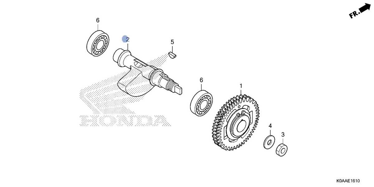 Honda OEM part 13421-K0A-DB0