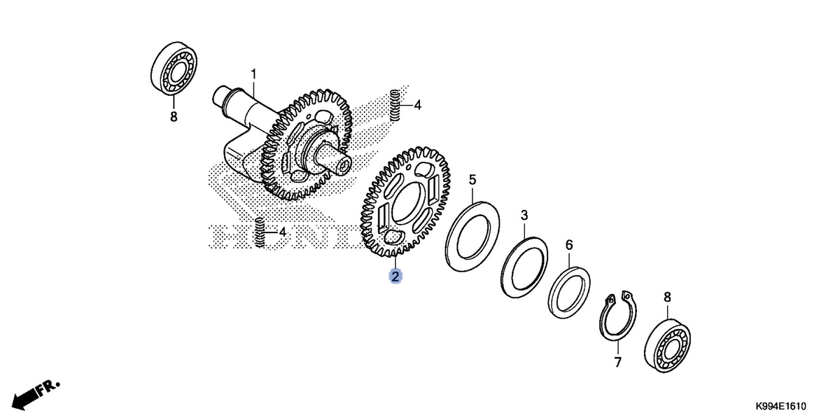 Honda OEM part 13421-K31-900