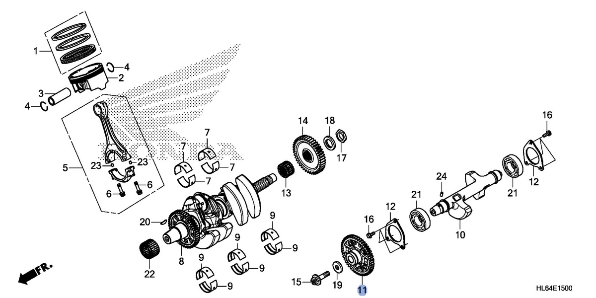 Honda OEM part 13422-HL6-A00