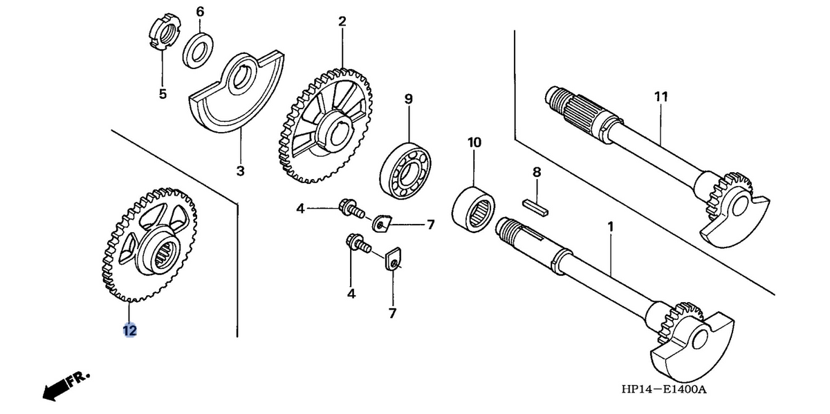 Honda OEM part 13422-HP1-600
