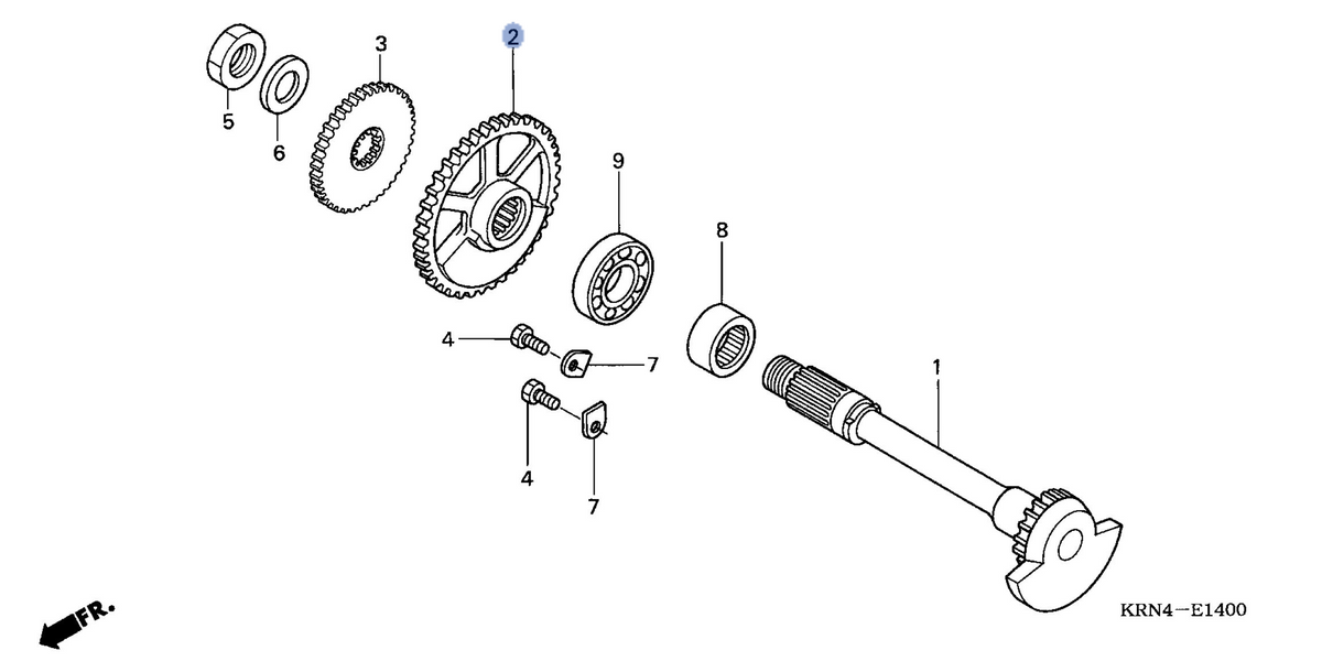 Honda OEM part 13422-KRN-A00